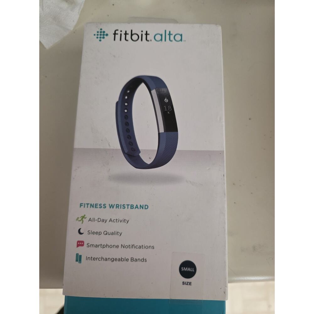 Fitbit Alta HR Navy/Stainless Steel Activity Tracker - Navy